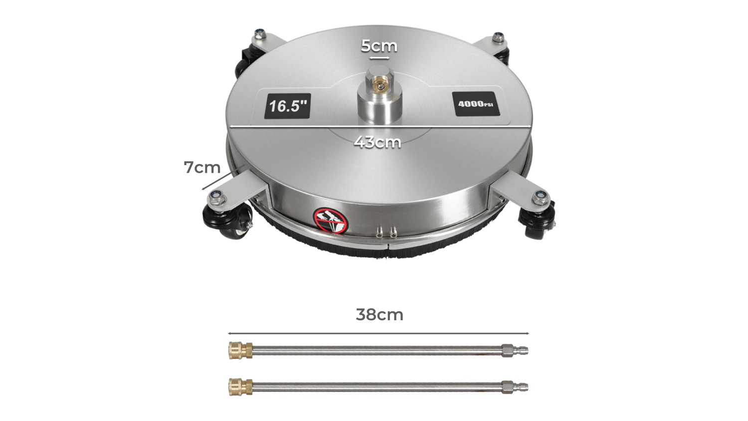 Traderight High-Pressure Floor Surface Pressure Washer