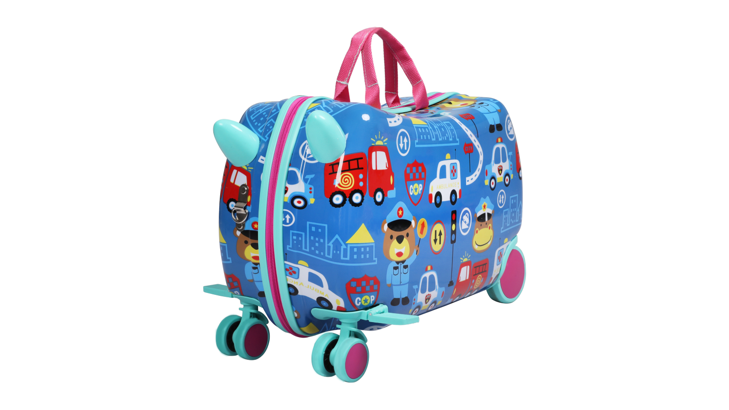 Bopeep Children's Ride-On Suitcase 17" - Emer-bear-ncy Respond-bears