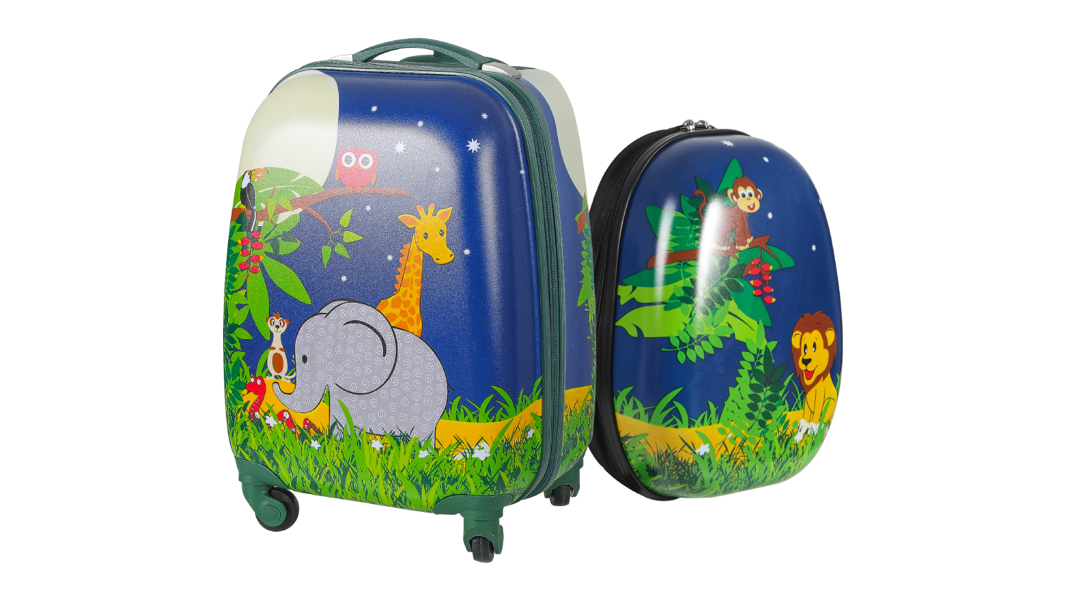 Bopeep Children's Luggage Set 2pcs. - Jungle Safari