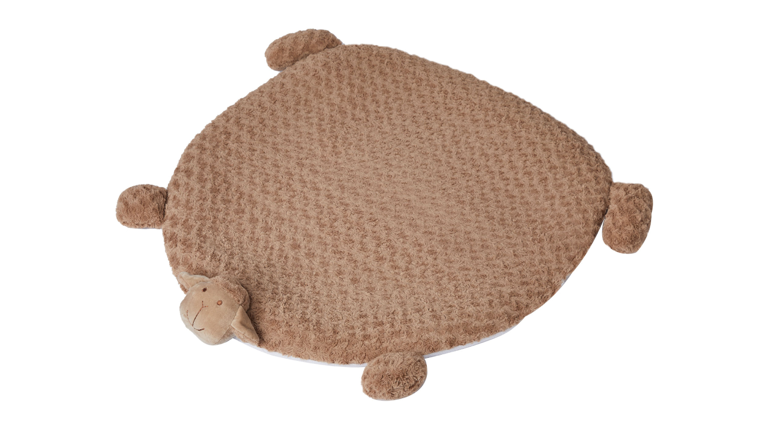 PaWz Squeaky Pet Cushion 82 x 76cm - Tan Lamby