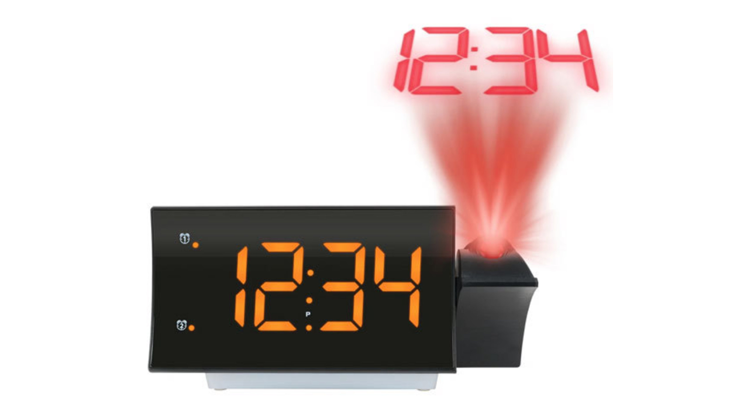 La Crosse Wireless Projector Alarm Clock with Radio