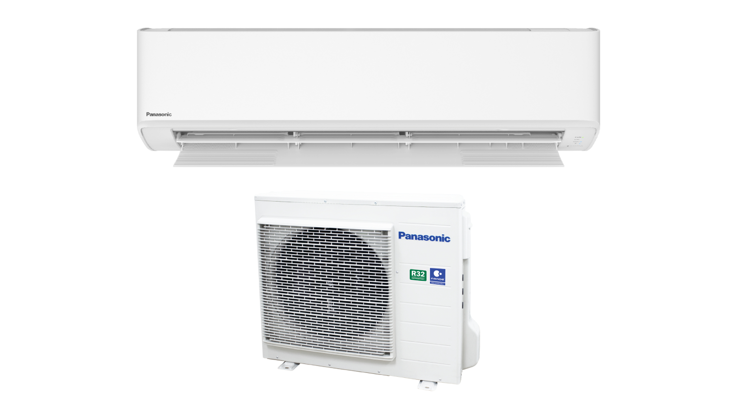 Panasonic Smart Heat Pump Air Conditioner Package - Wall Console - 9.0kW Heat | 8.0kW Cool - (Aero Series)