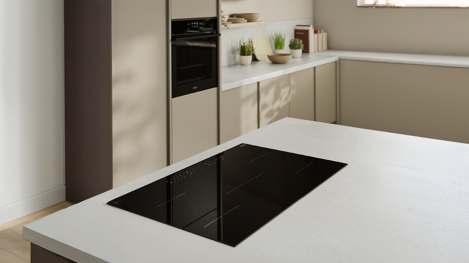 Haier 90cm 5 Zone Induction Cooktop - Black (300 Series/HCI905TPB4)