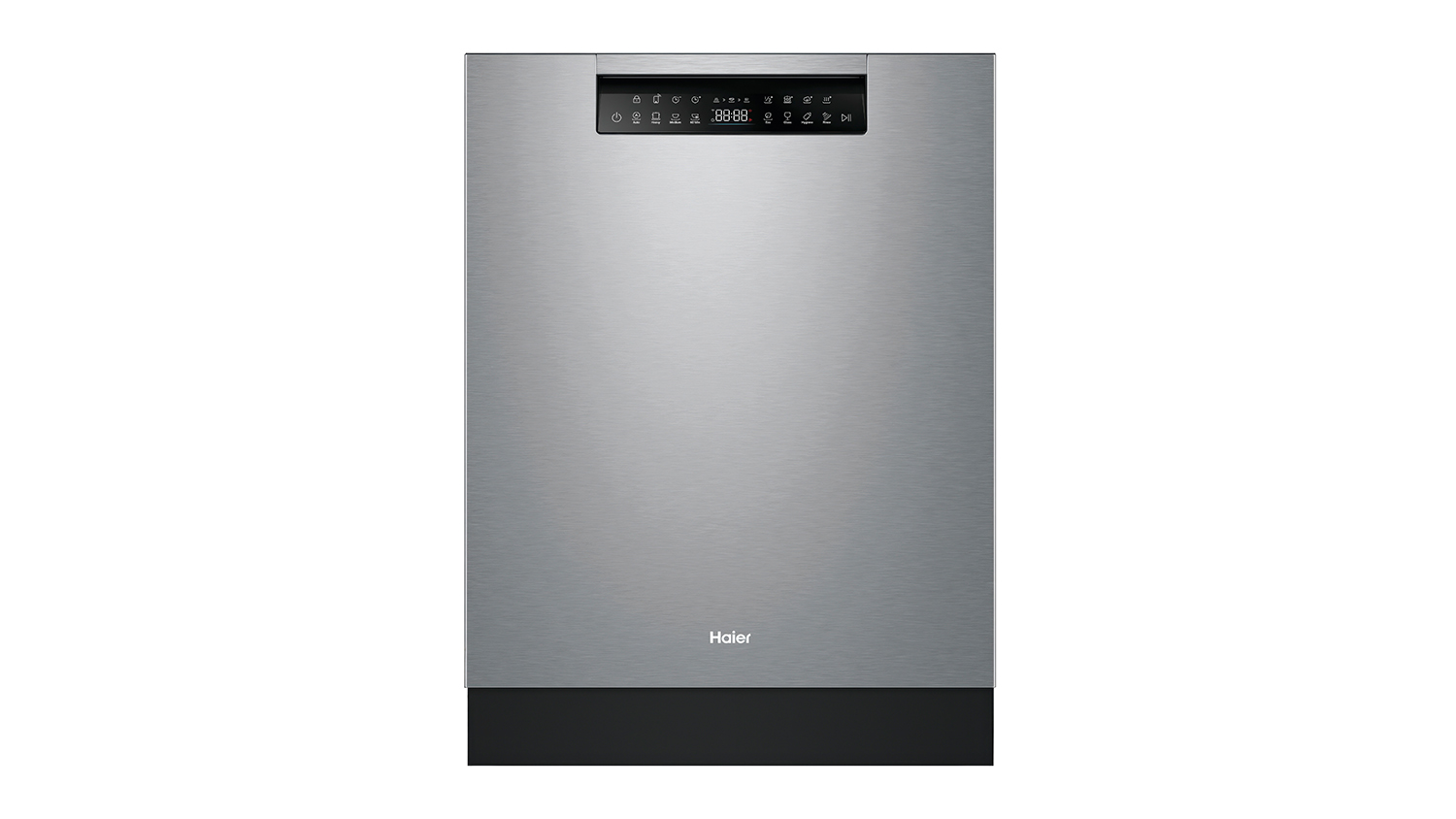 Haier 15 Place Setting Dishwasher - Built-Under with 8 Programs - Silver (HDW15U3S1)