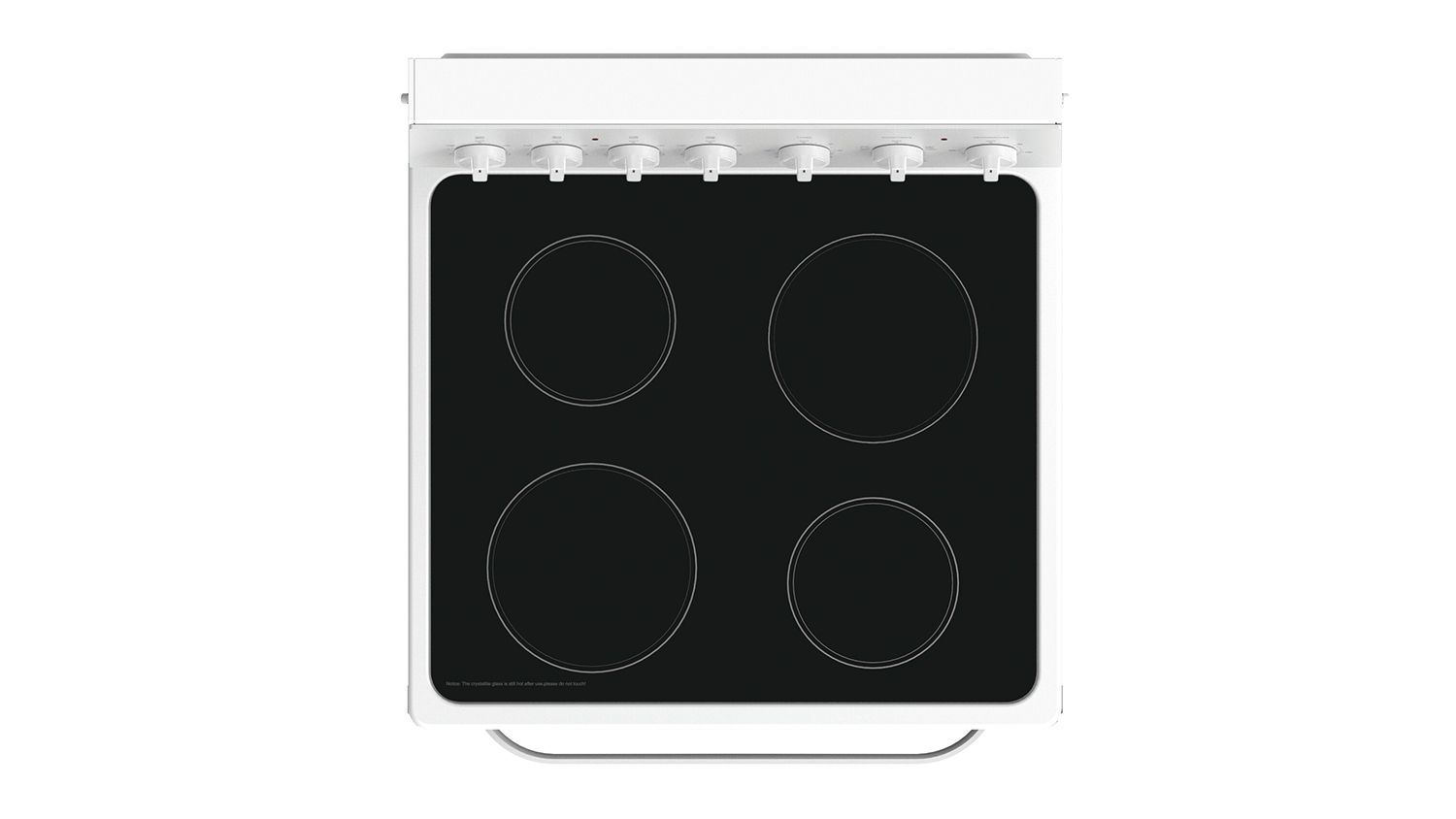 Haier 60cm Freestanding Oven with Ceramic Cooktop - White (300 Series/HOR60S4CERW1)