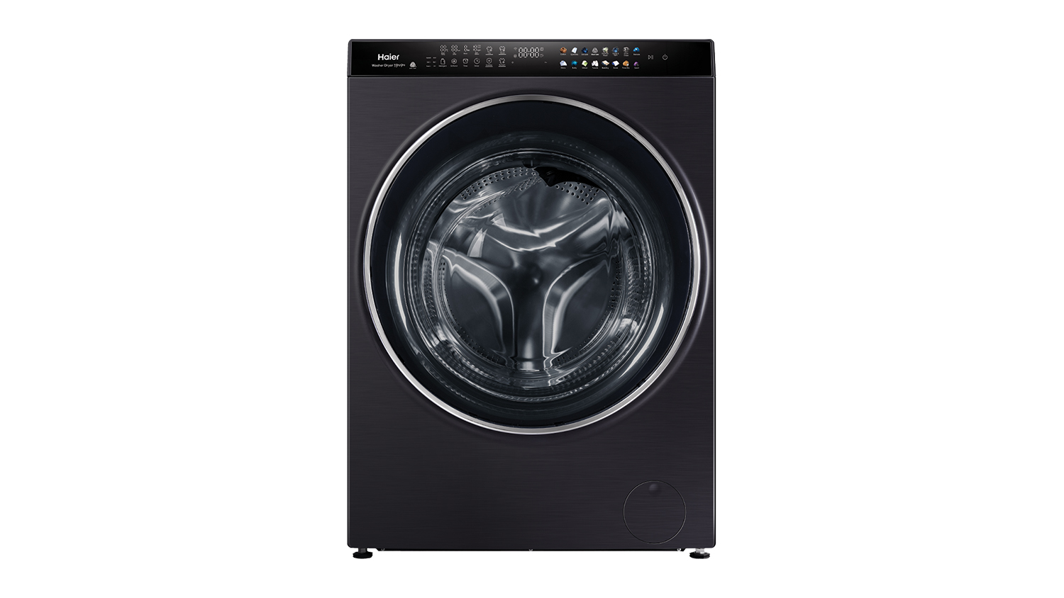 Haier 15kg Front Loading Washing Machine & 9kg Condenser Dryer Combo - Black (600 Series/HWDX1590CTB1)