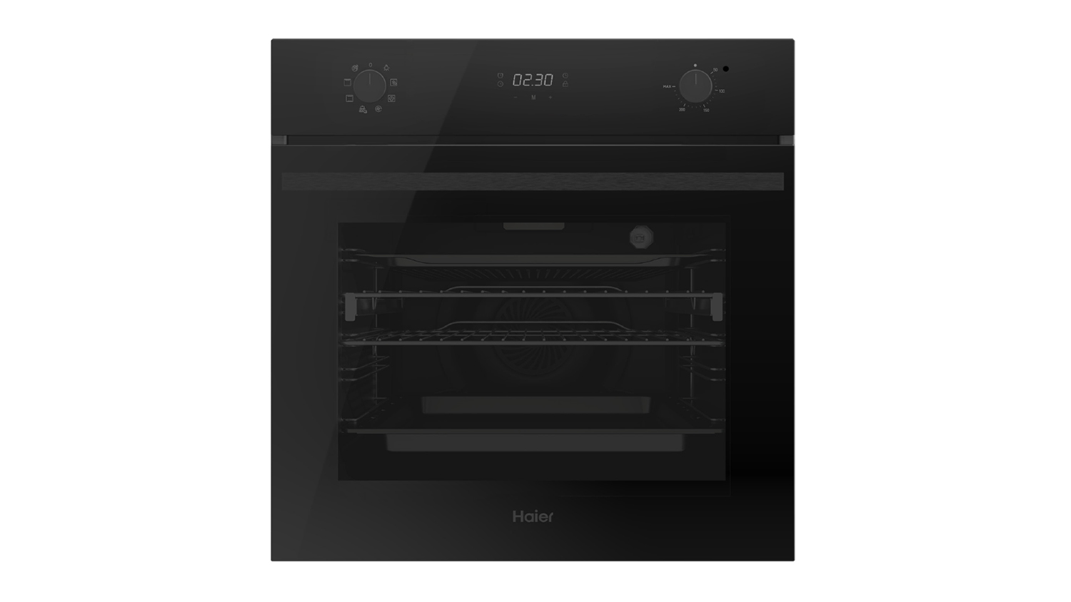 Haier 60cm Built-In Steam Oven with 7 Functions - Black (500 Series/HWO60S7EB5)