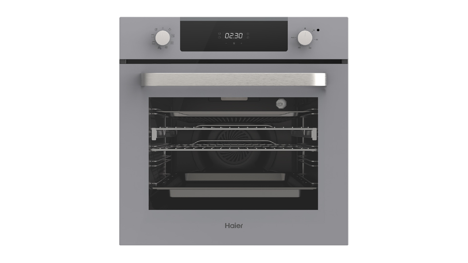 Haier 60cm Built-In Steam Oven with 7 Functions - Grey (500 Series/HWO60S7EG5)
