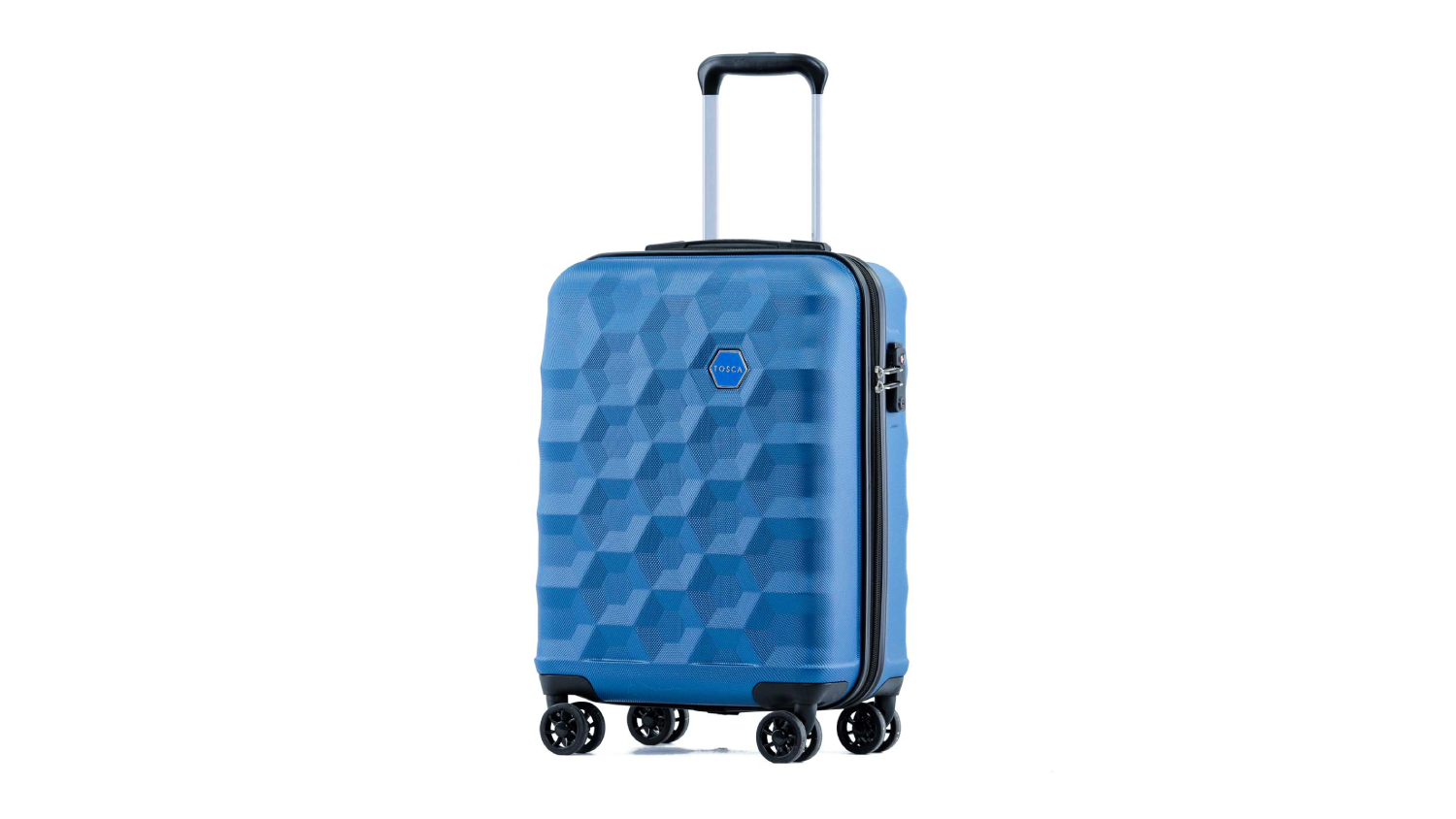 Tosca "Bahamas" Hardshell Suitcase 55cm - Blue