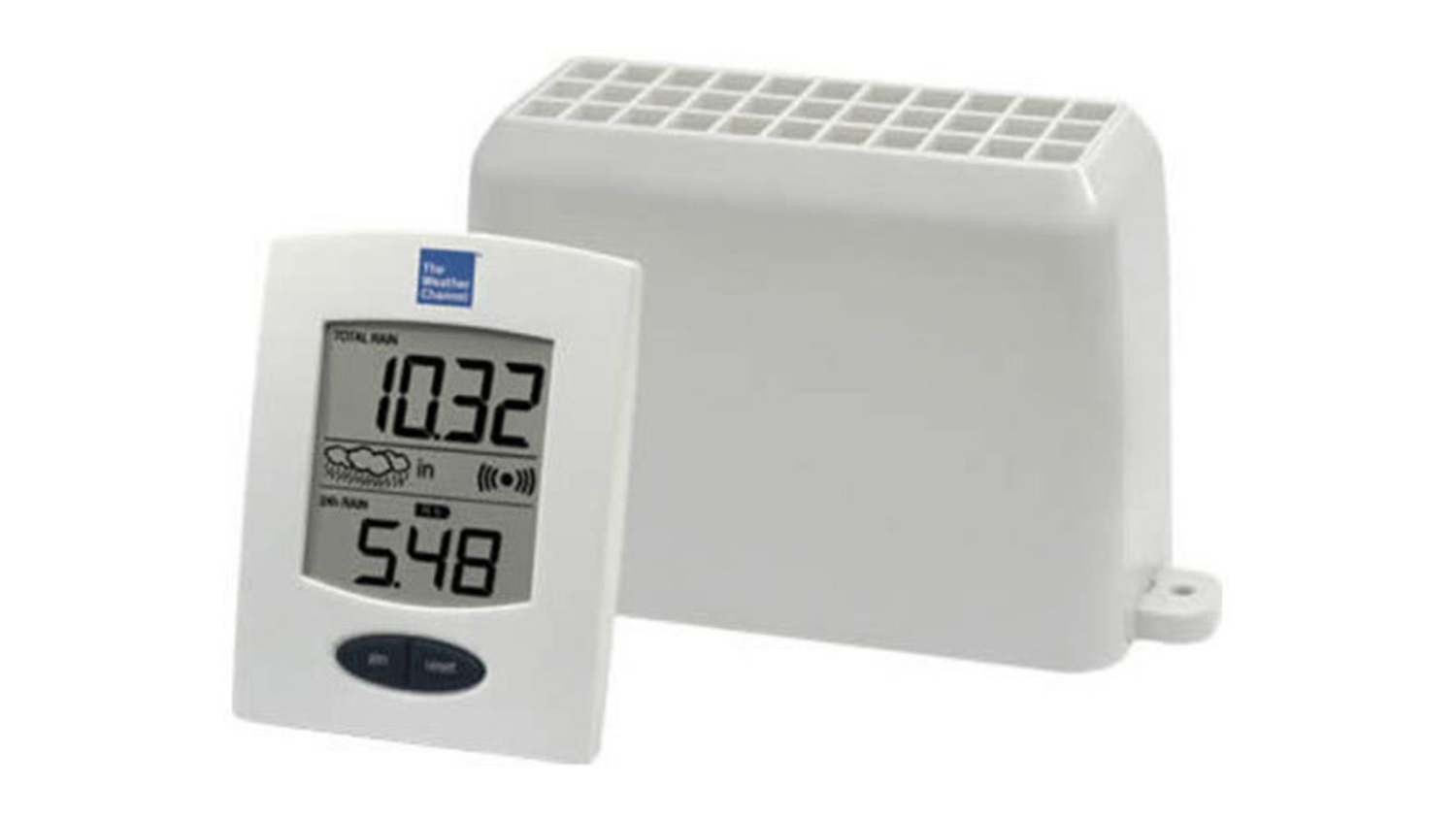 La Crosse Wireless Rain Monitor Bucket - White