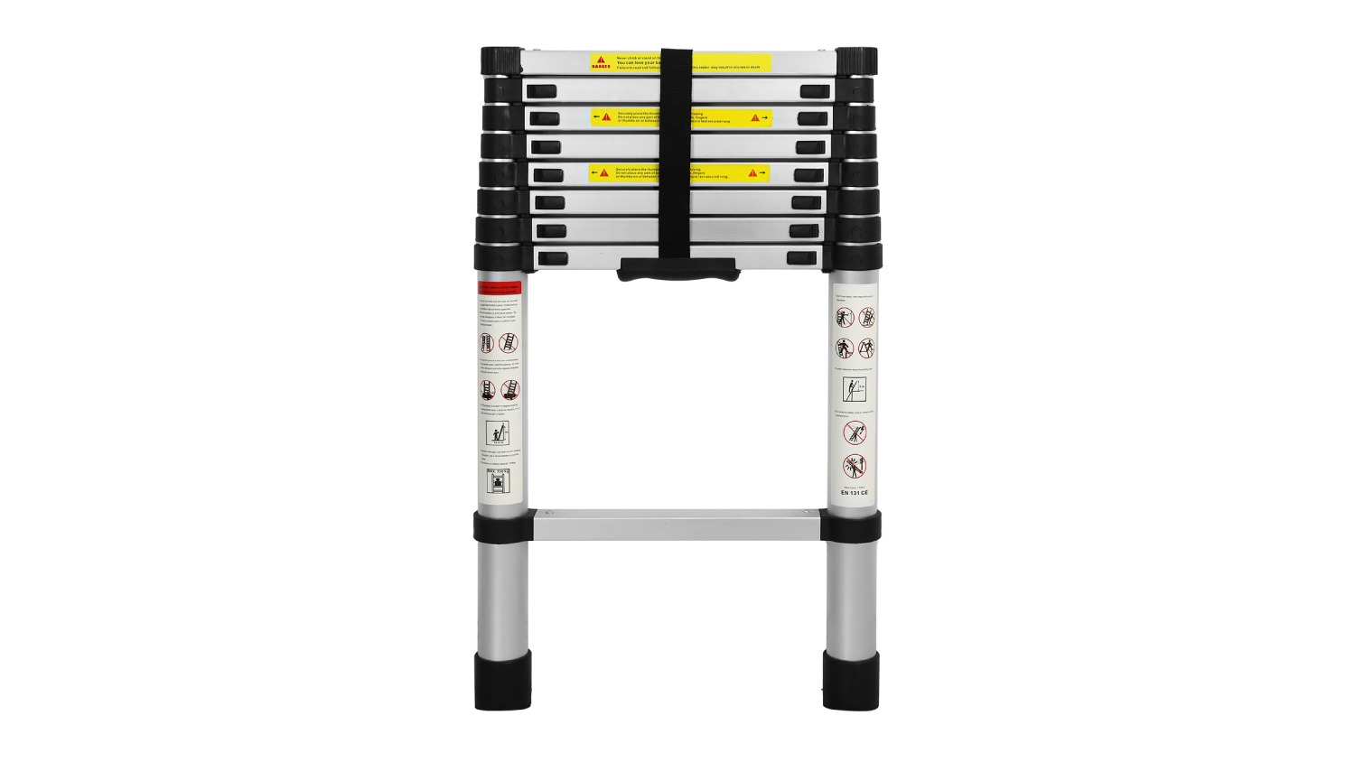 Traderight Aluminium Telescopic Ladder 2.6m