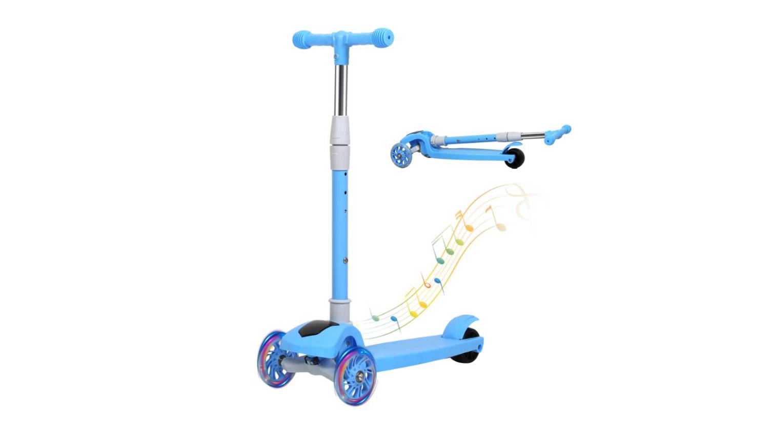 Bopeep Three Wheeled Children's Scooter - Blue