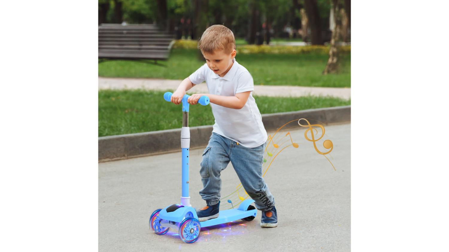 Bopeep Three Wheeled Children's Scooter - Blue