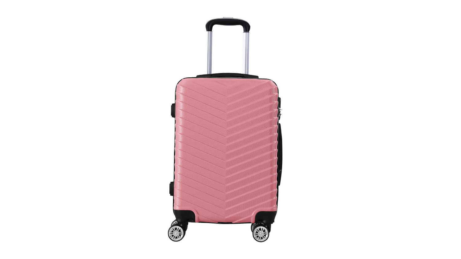 Slimbridge Designed Carry-On Hard Luggage Case 50cm - Rose Gold