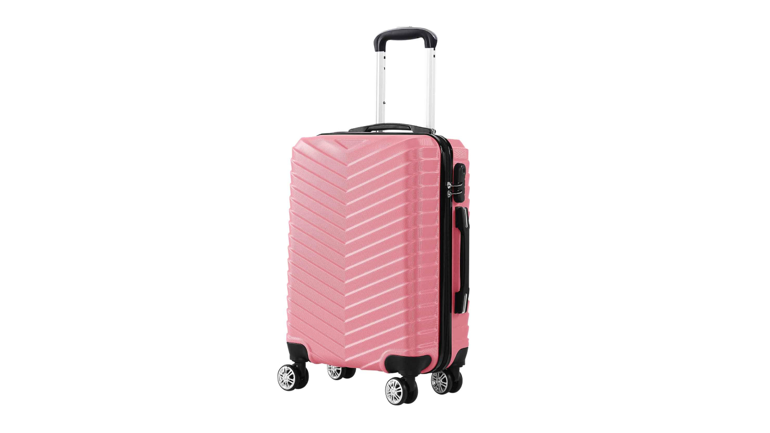 Slimbridge Designed Carry-On Hard Luggage Case 50cm - Rose Gold