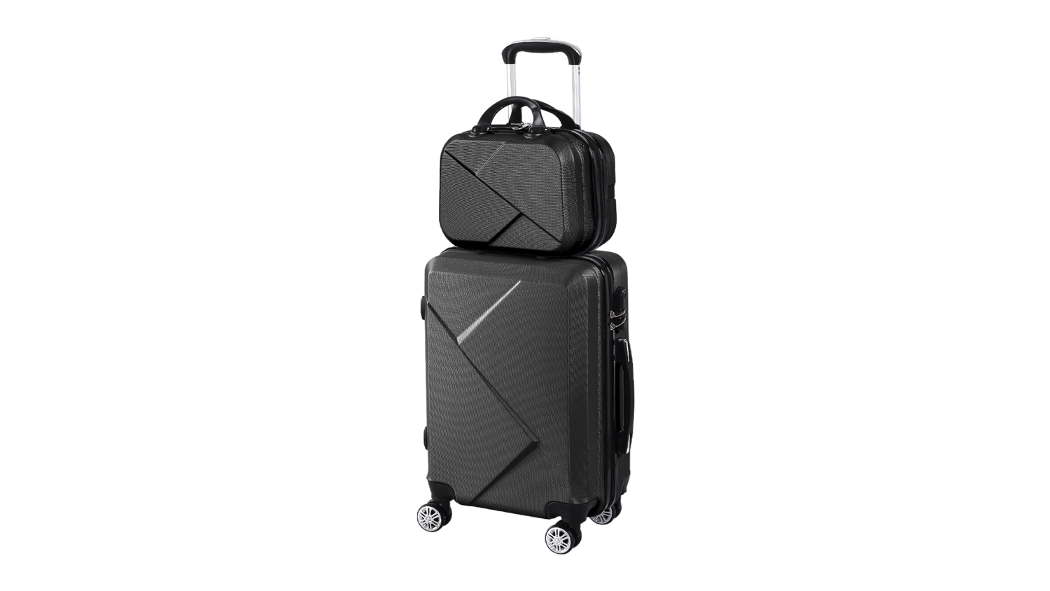Slimbridge ABS Hard Luggage Case Set 30 - 60cm – Black