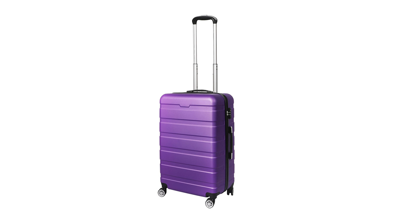 Slimbridge Carry-On Hard Luggage Case 50cm - Pearl Purple