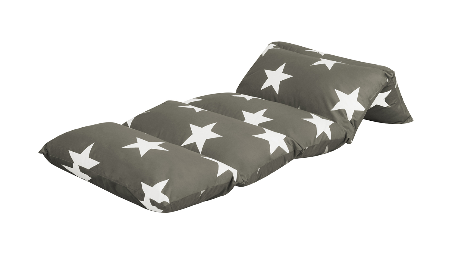 Dreamz Folding Washable Pillow Mattress 224 x 81cm - Dark Grey