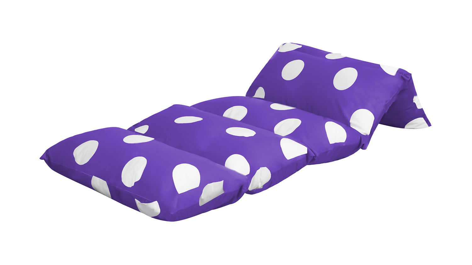 Dreamz Folding Washable Pillow Mattress 224 x 81cm - Purple