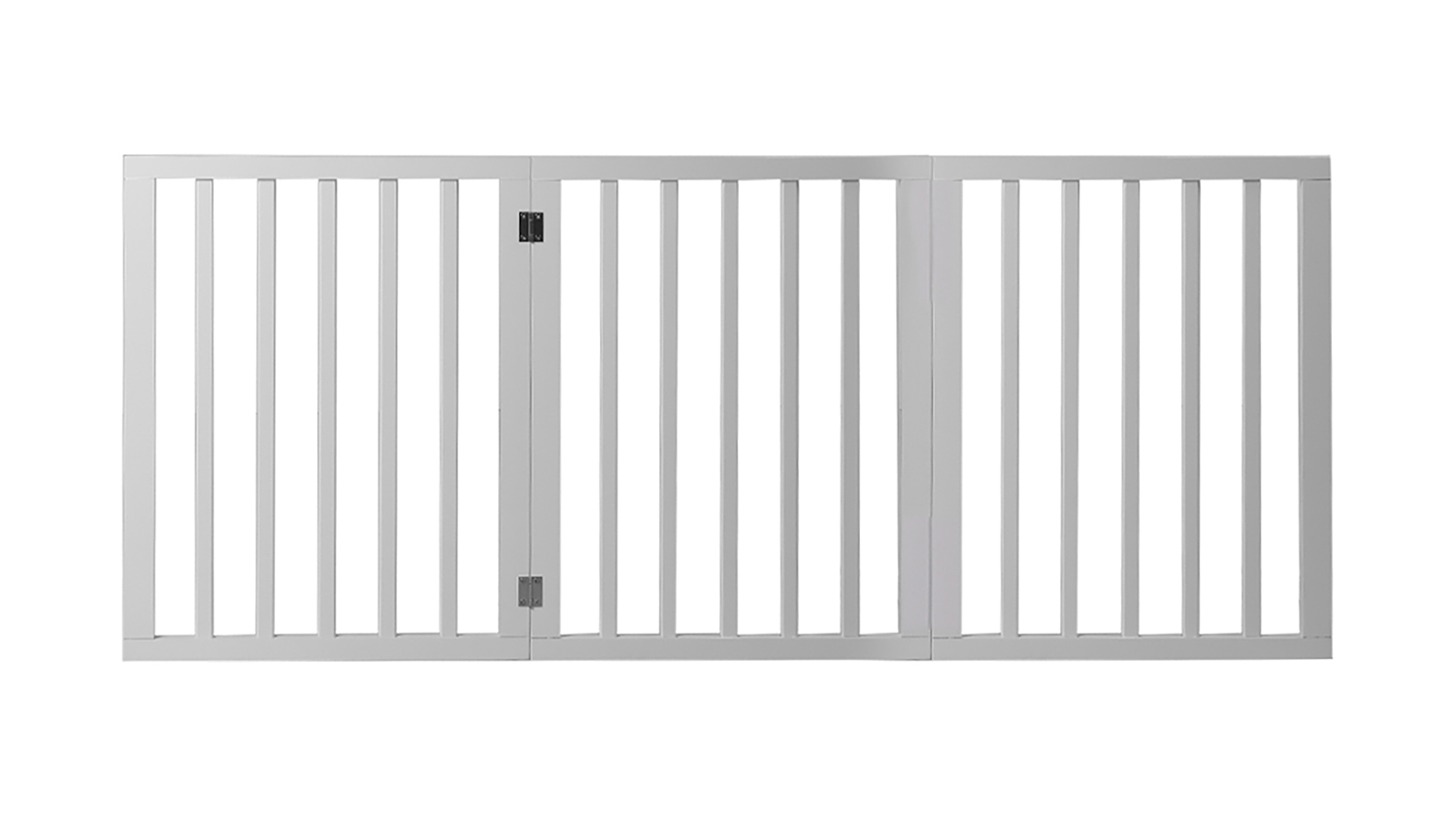 PaWzPaWz Wooden Pet Gate 139 x 60.5cm - White