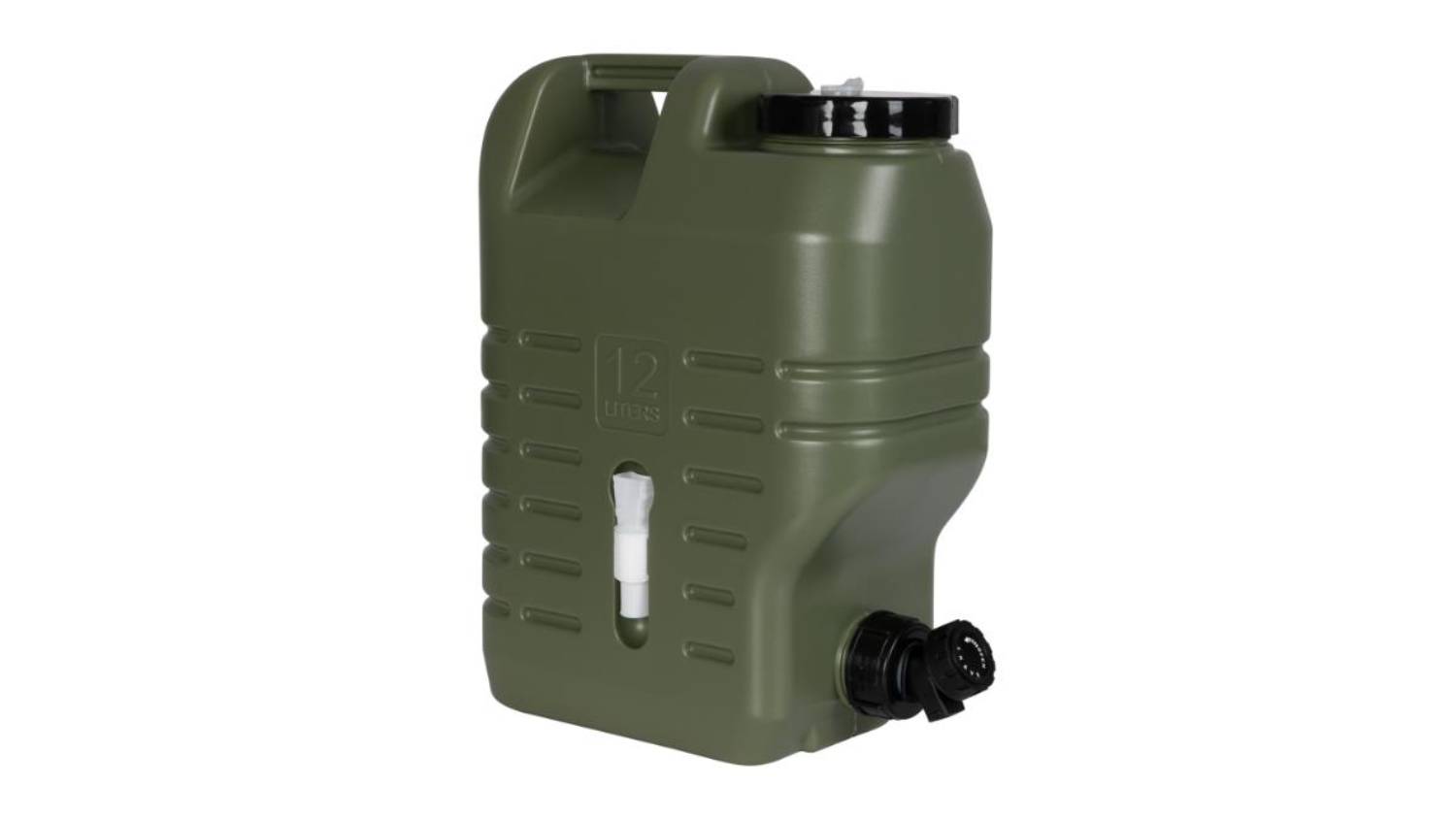 Mountview Sturdy Plastic Water Jerry Can with Spigot, Handle 12L