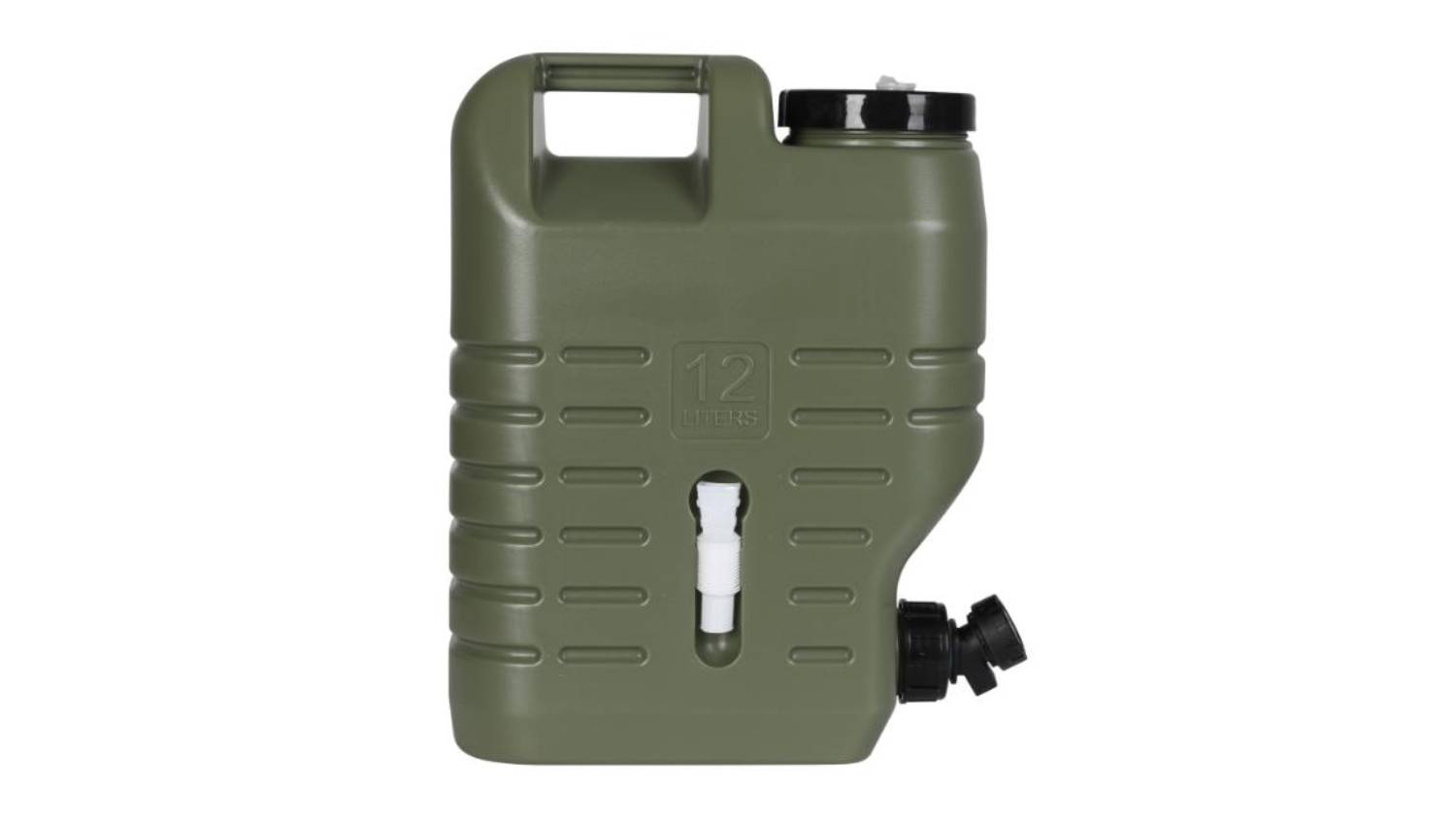 Mountview Sturdy Plastic Water Jerry Can with Spigot, Handle 12L