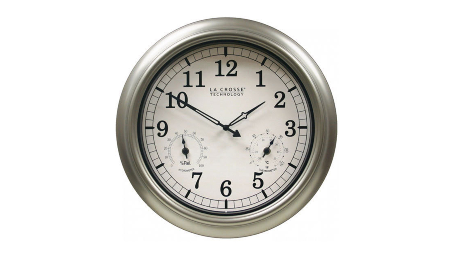 La Crosse Elegant Indoor/Outdoor Wall Clock 45cm