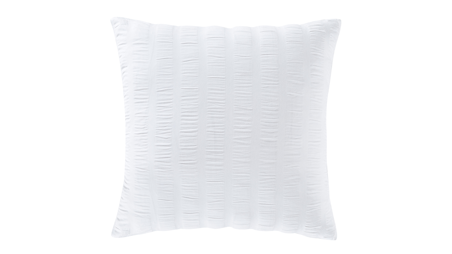 Seersucker White European Pillowcase by L'Avenue