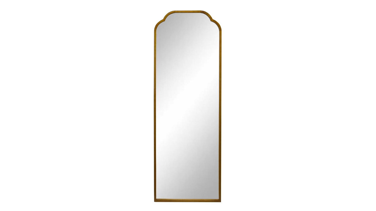 Scallop Natural 178cm Wooden Mirror