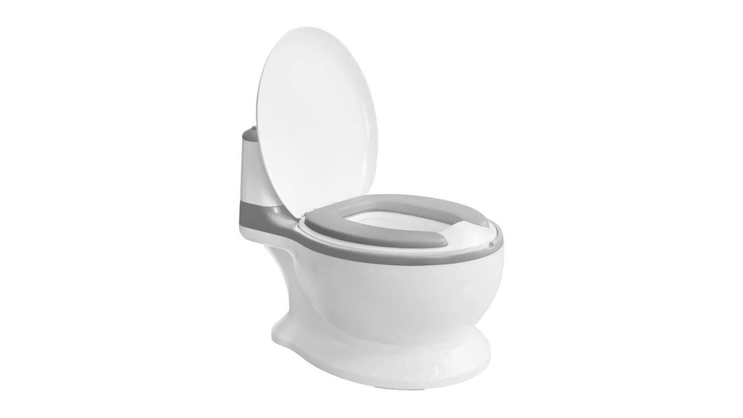 Bopeep Discreet Training Potty with Scrub Brush - Grey