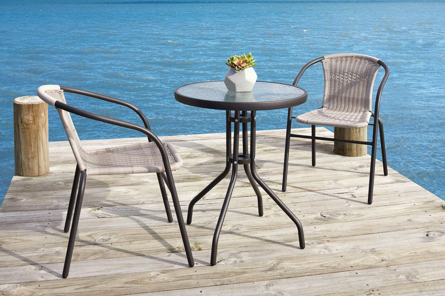 Raven 3 Piece Outdoor Dining Setting Harvey Norman New Zealand Raven 3 Piece Outdoor Dining Setting
