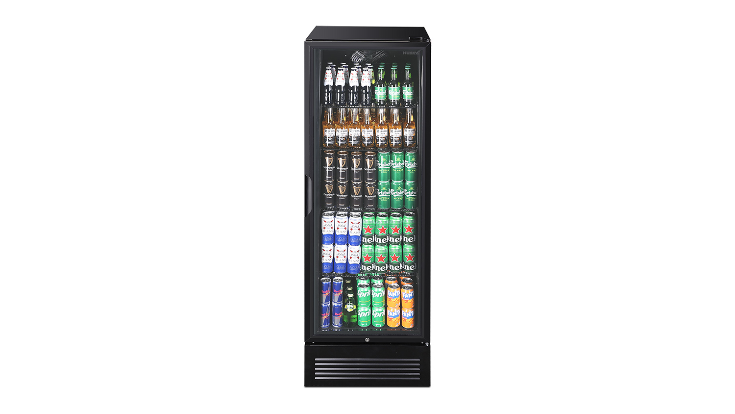 Husky 435L Beverage Centre Bar Fridge - Black (C4HHMBBKAU)