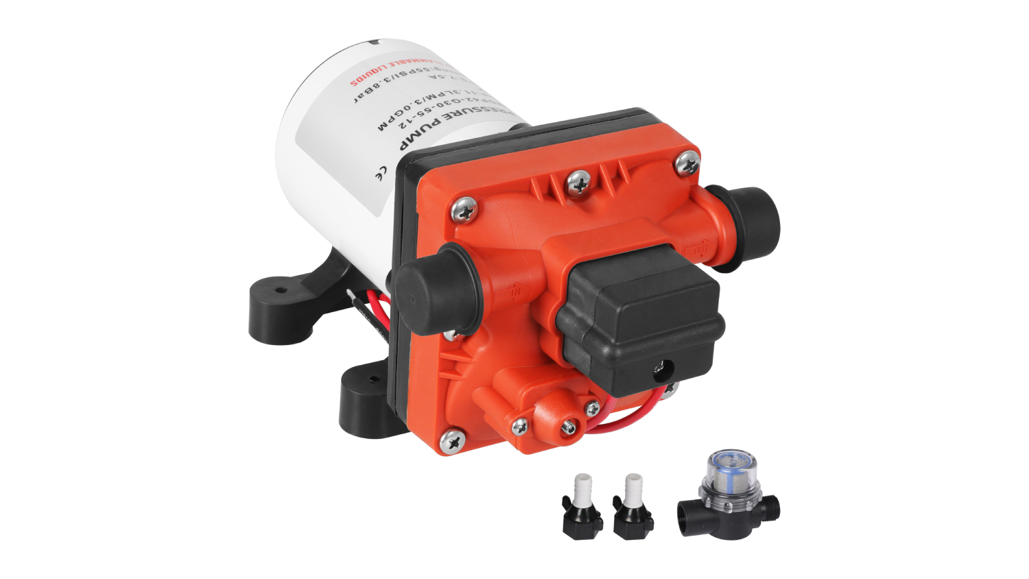 Traderight High Pressure Caravan Water Pump 12V