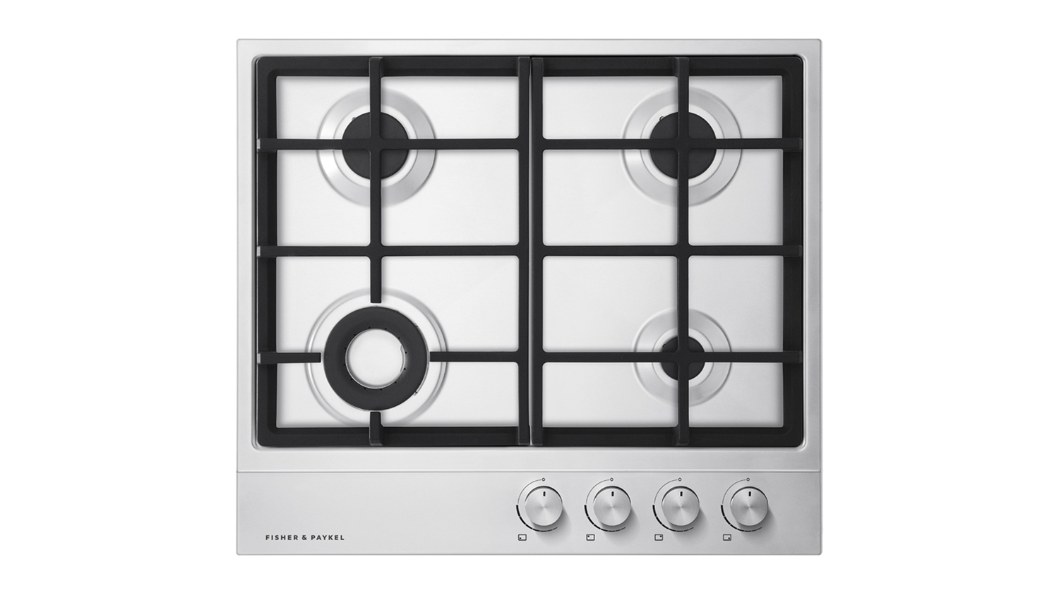 Fisher & Paykel 60cm 4 Burner Gas Cooktop - Stainless Steel (Series 7/CG604DX1)