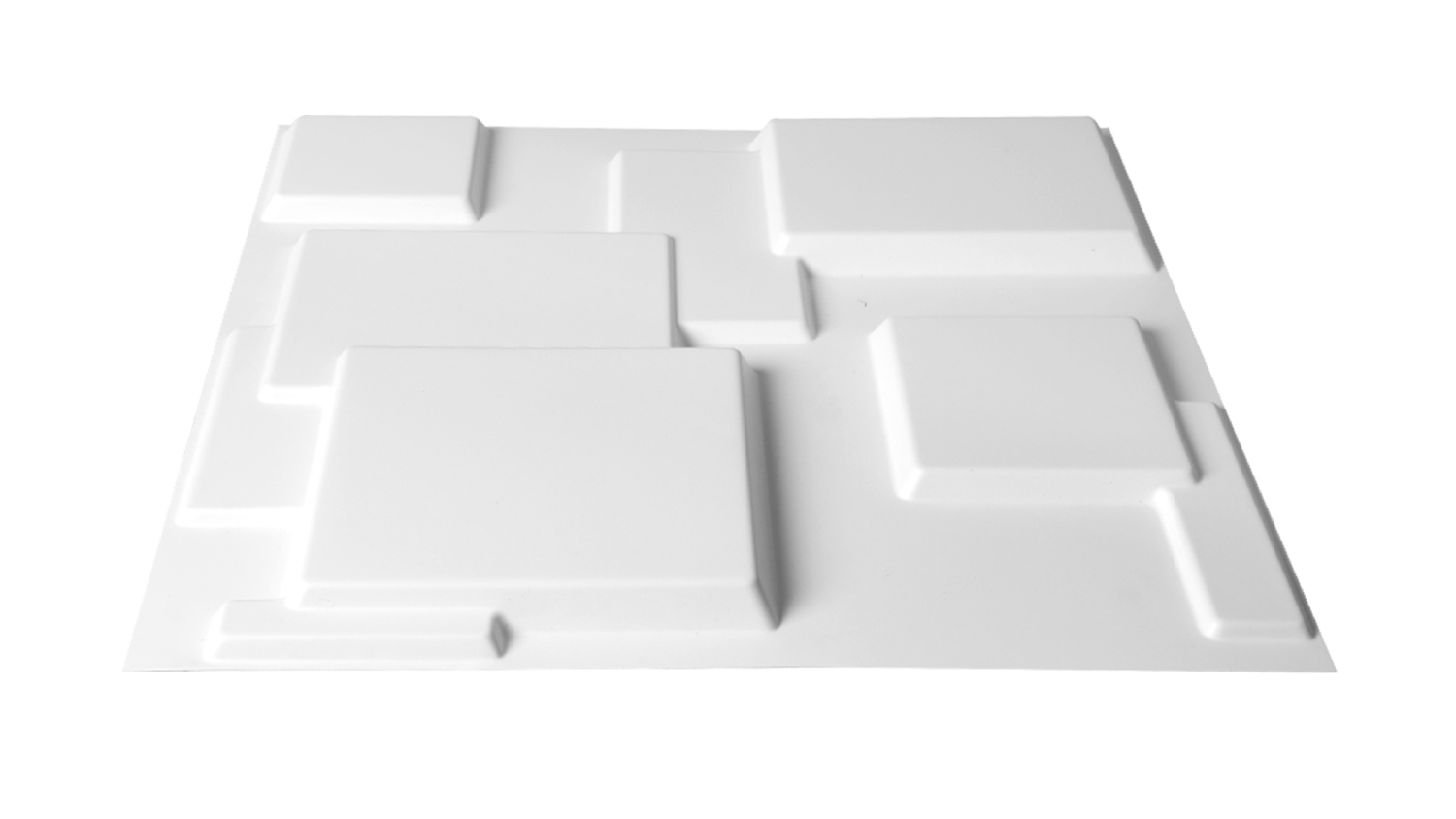 Sello PVC Decorative Wall Panels 50 x 50cm 12pcs. - White