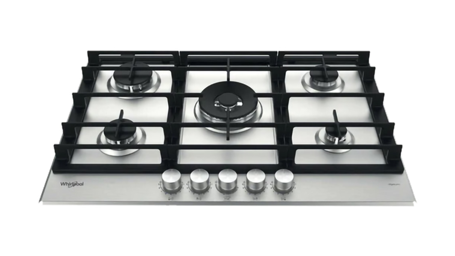 Whirlpool 75cm 5 Burner Gas Cooktop - Stainless Steel (GMWL758IXLAUS)