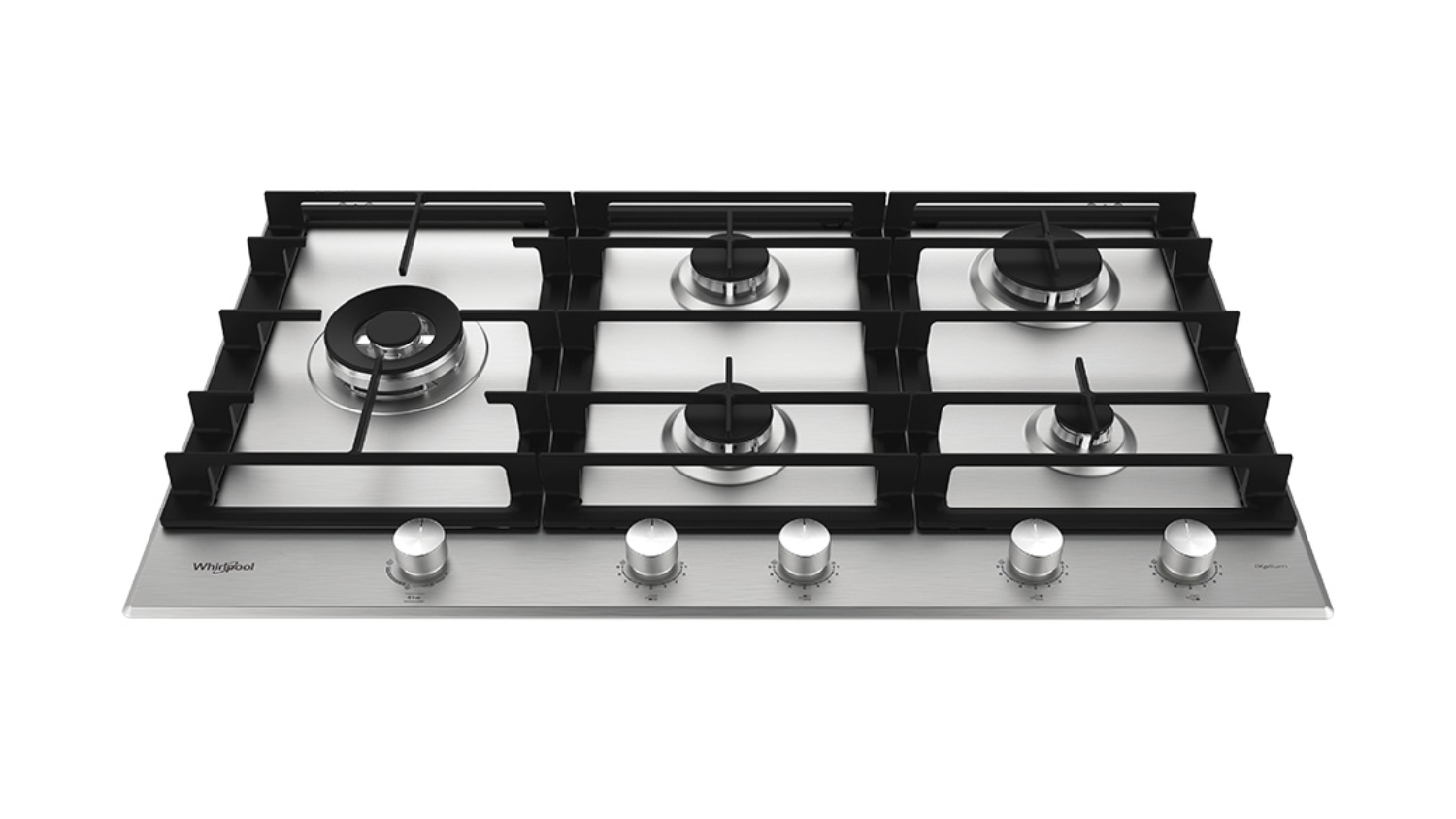 Whirlpool 90cm 5 Burner Gas Cooktop - Stainless Steel (GMWL958IXLAUS)