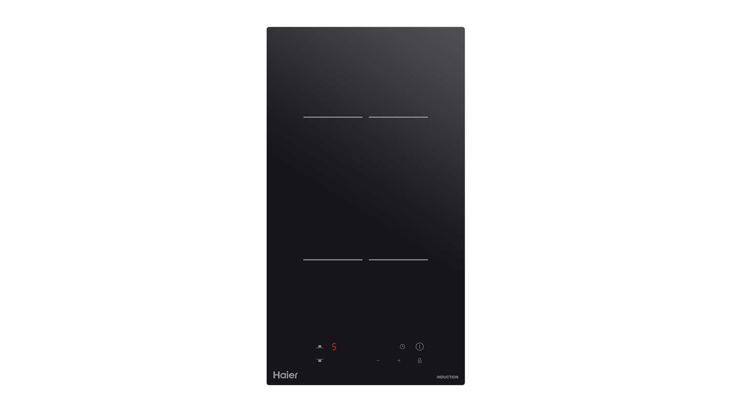 Haier 30cm 2 Zone Induction Cooktop - Black Glass (500 Series/HCI302TB3)
