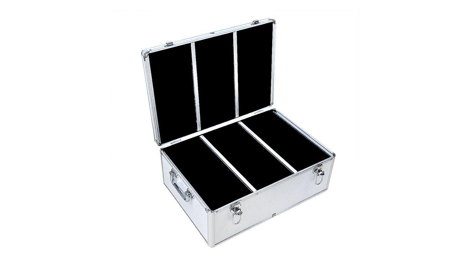 Sello Aluminium CD/DVD Storage Chest with Plastic Dist Sleeves 500pcs. - Silver