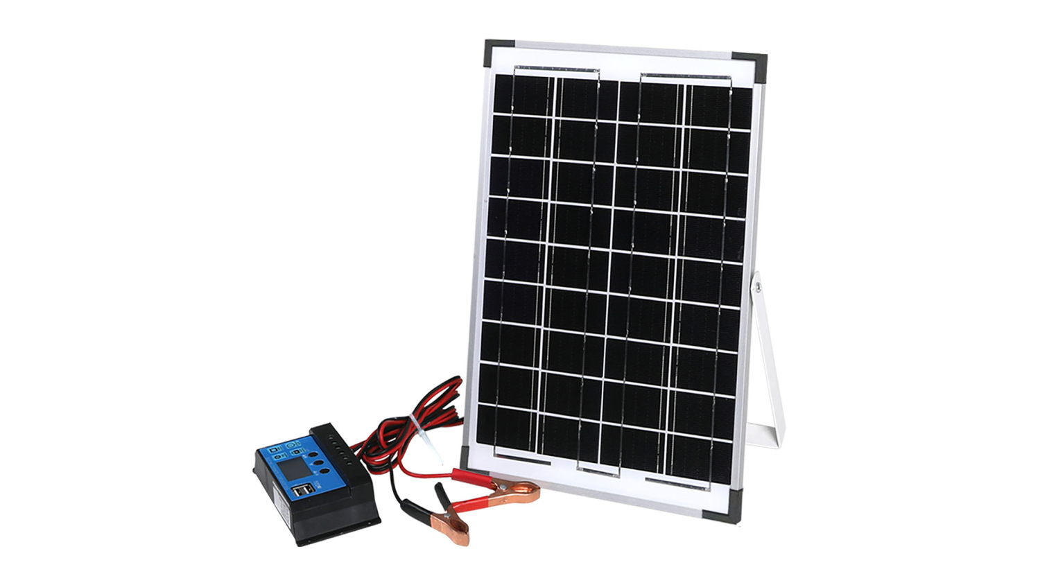 Sello Portable Monocrystalline Silicone Solar Panel Battery Charging Kit 10W