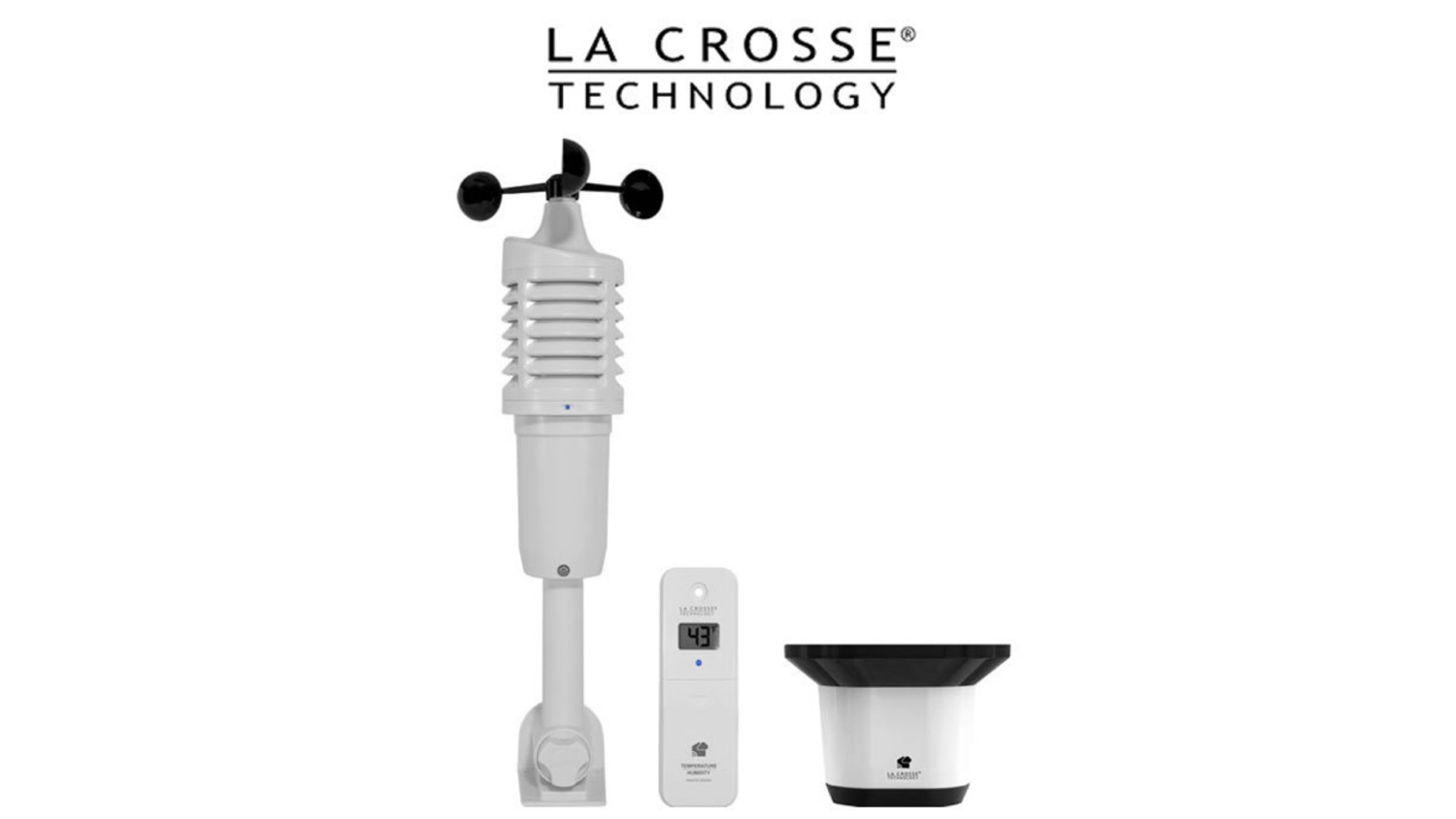 La Crosse Wireless App Enabled Weather Station with Wind and Rain Monitor, Sensor