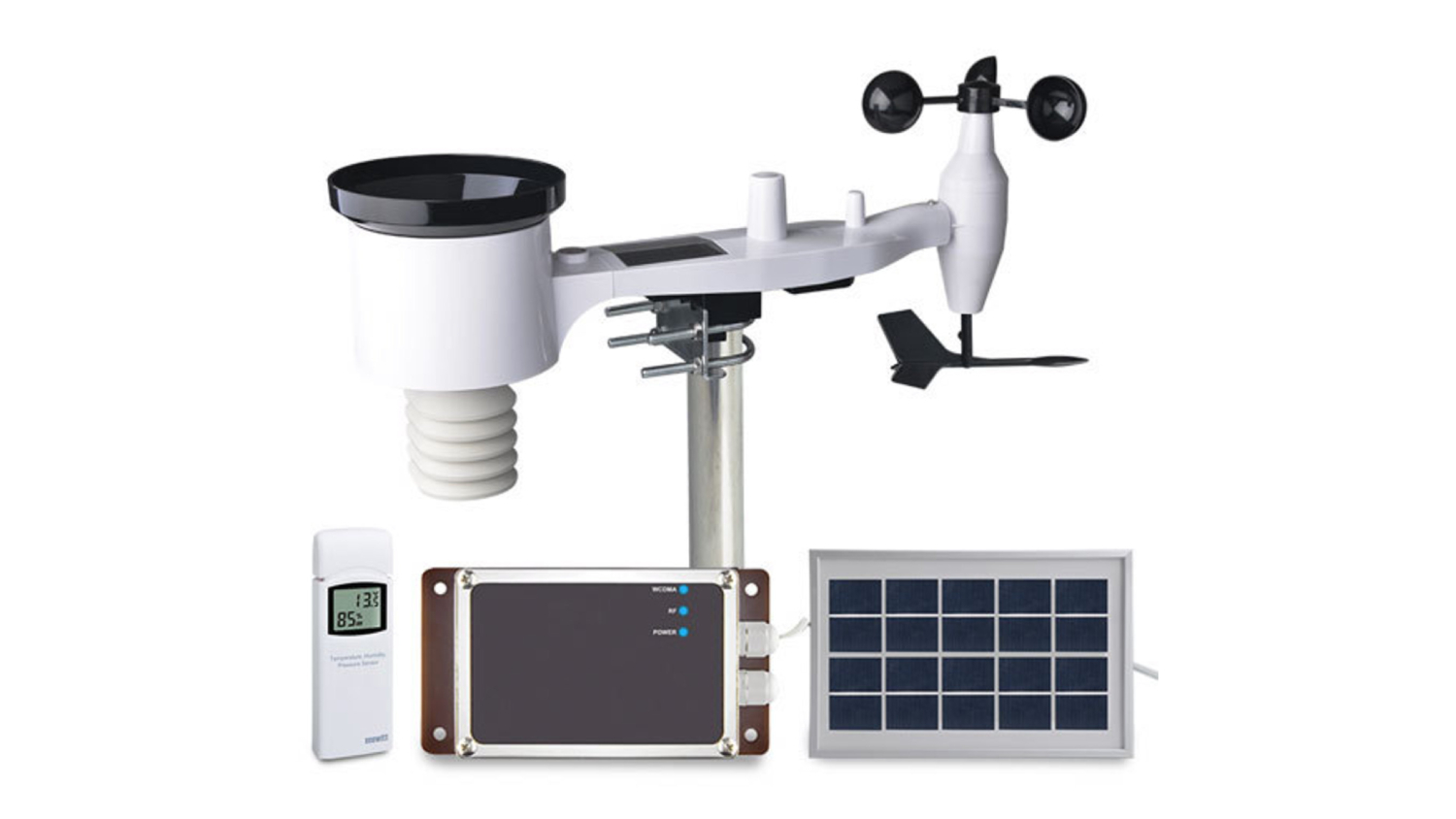 Network-Enabled Indoor and Outdoor Remote Monitoring Station with PC Connectivity