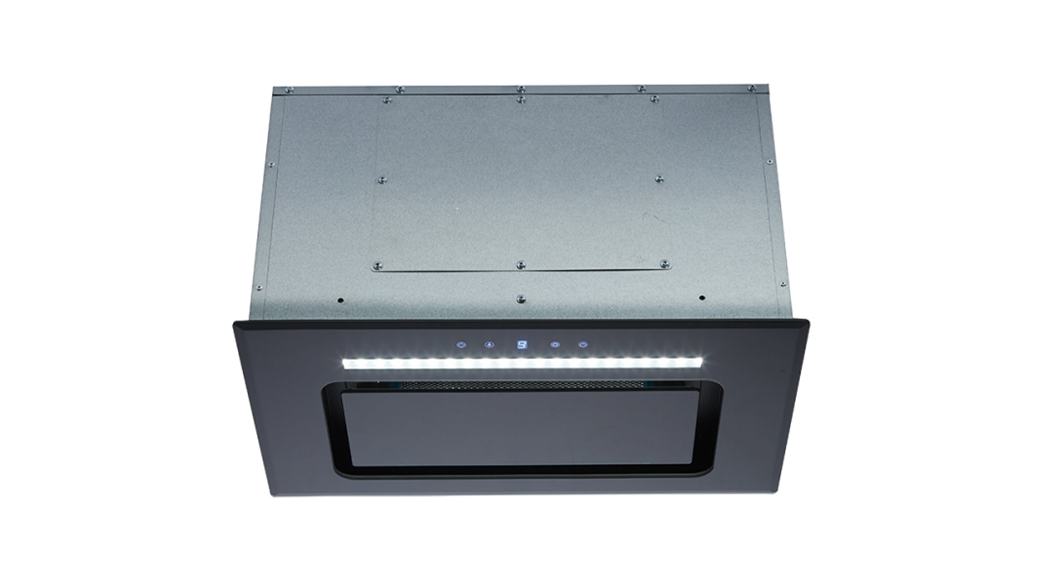 Euromaid 52cm Undermount Integrated Rangehood - Black Glass (UCG52B)