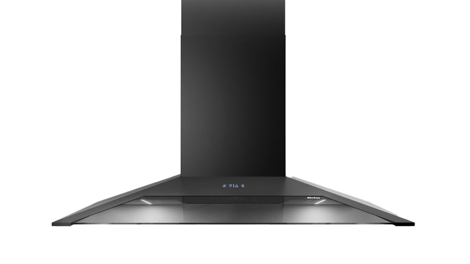 Sirius 90cm Pyramid Chimney Wall Mounted Rangehood - Black (SLTCEM97900)