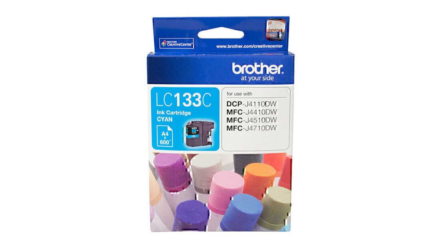 Brother LC133 Cyan Printer Ink Cartridge