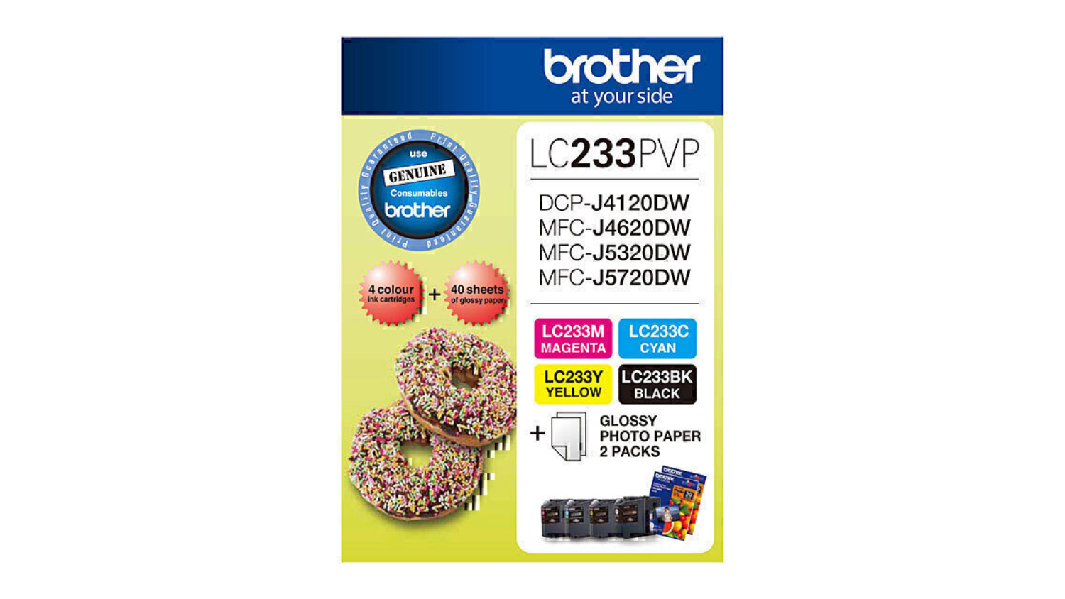 Brother LC233 Photo Printing Ink Value Pack