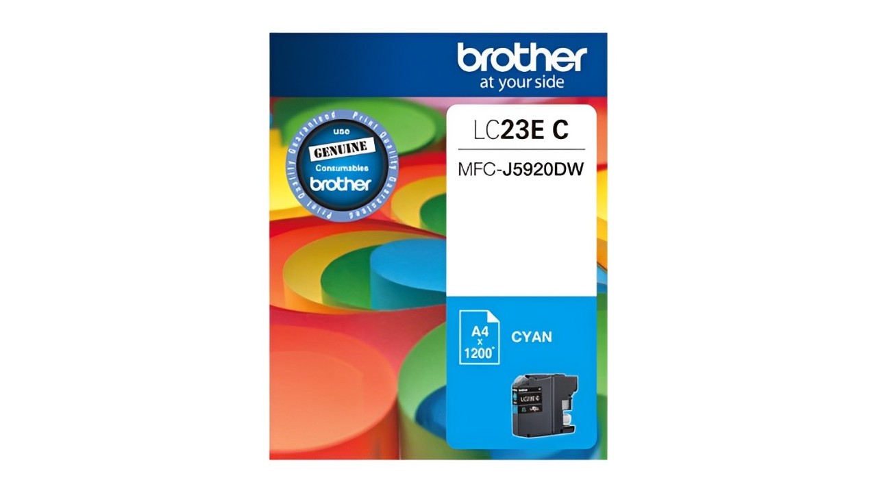Brother LC23E Cyan Printer Ink Cartridge