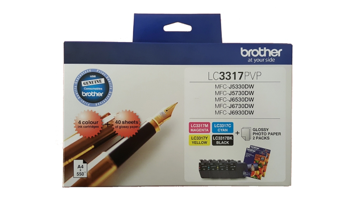 Brother LC3317 Photo Printing Ink Value Pack