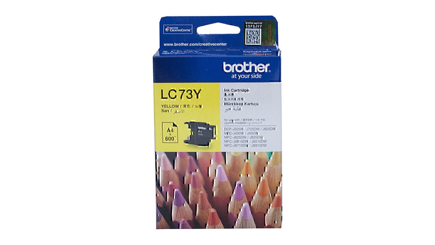 Brother LC73 Yellow Printer Ink Cartridge