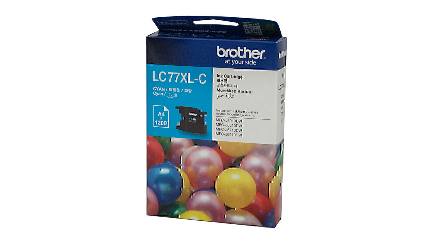 Brother LC77XL Cyan Printer Ink Cartridge